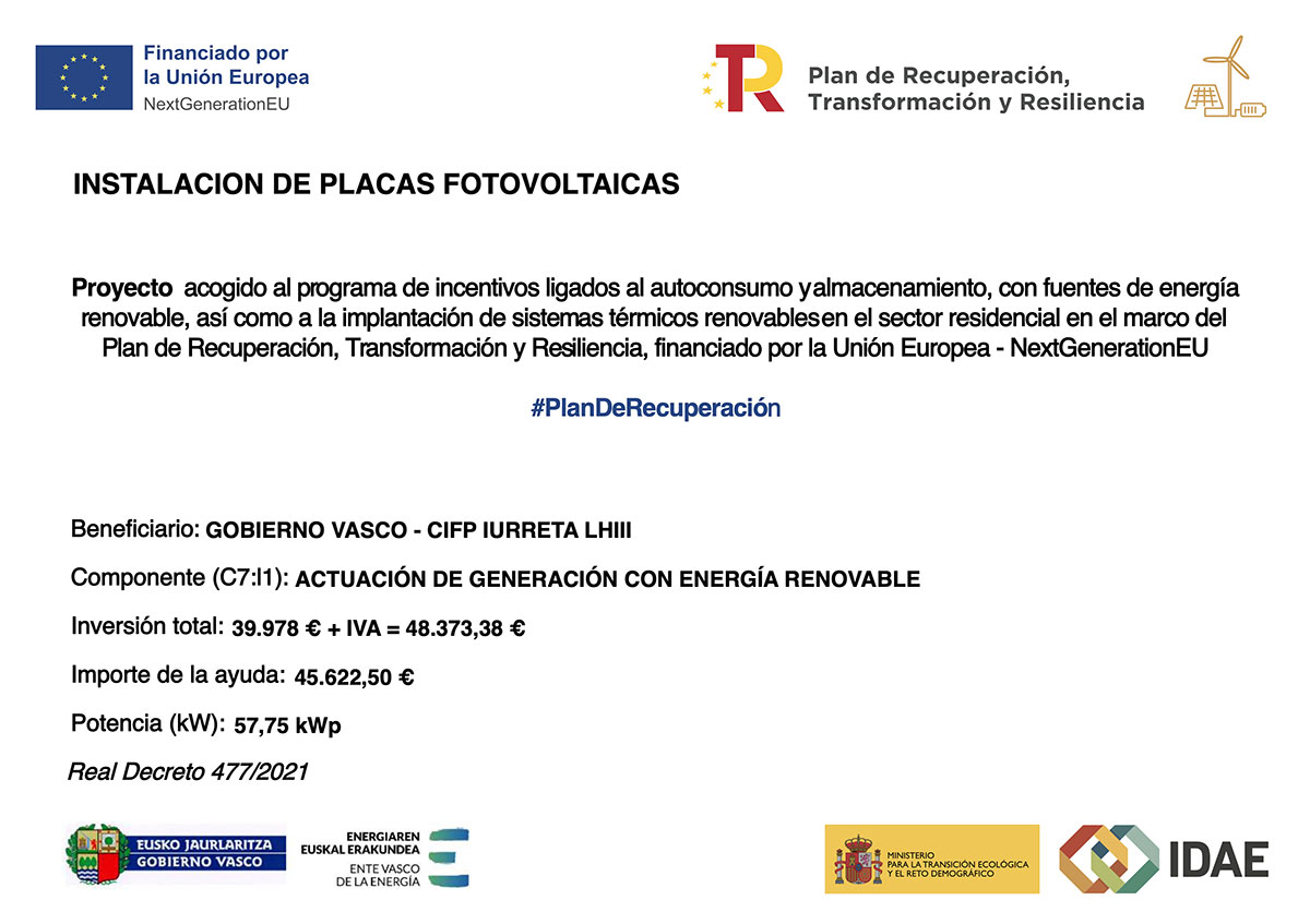 Instalación de placas fotovoltaicas